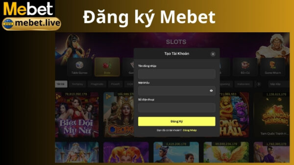 Hướng dẫn đăng ký Mebet chi tiết